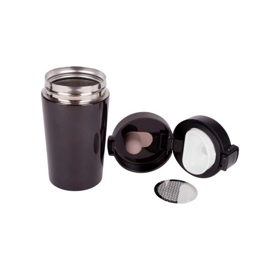 Kubek termiczny 300 ml, posiada sitko zatrzymujące fusy | Laura (V0552-03)-1