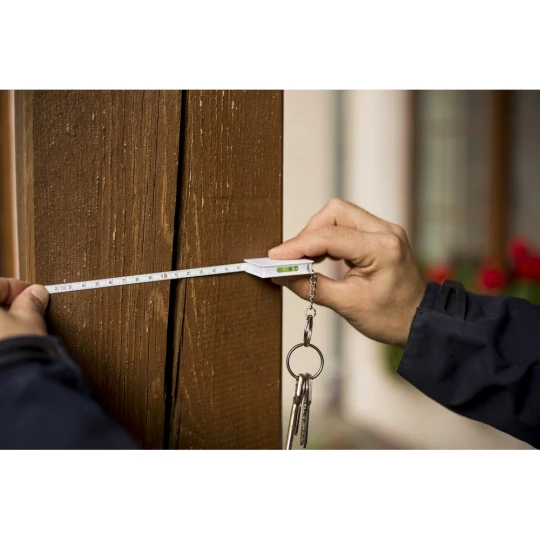 Brelok do kluczy, miara 1m i poziomica | Pascal (V9492-02)-1