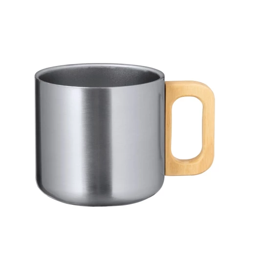 Recycled stainless steel mug 400 ml (V2078-32)-1