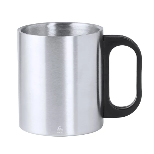 Recycled stainless steel mug 300 ml (V2080-32)-1