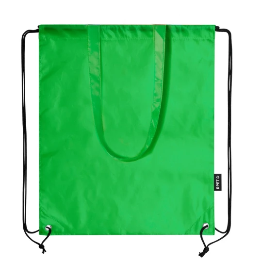 RPET bag 2 in 1, drawstring bag and shopping bag (V2129-06)-1