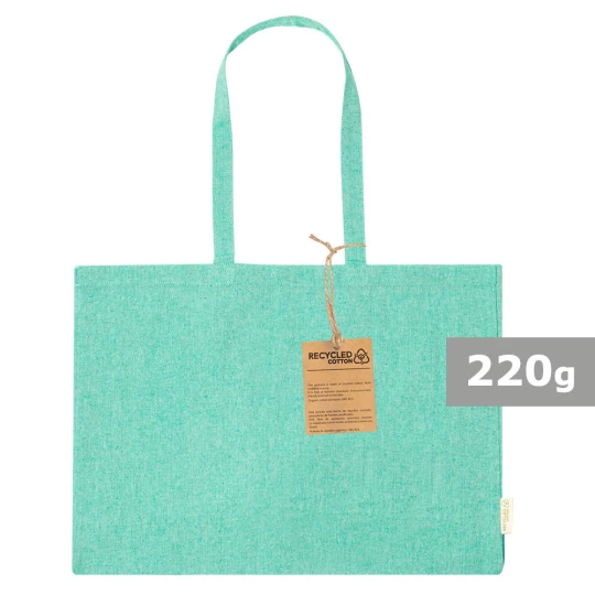 Recycled cotton shopping bag (V2130-06)-1