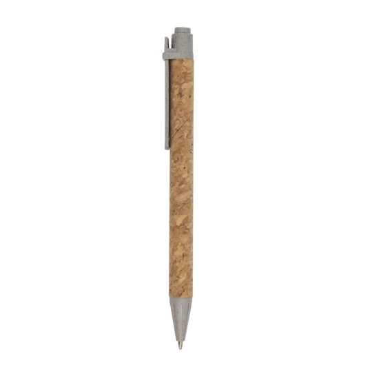 Cork notebook A5 with ball pen | Layla (V0056-19)-1