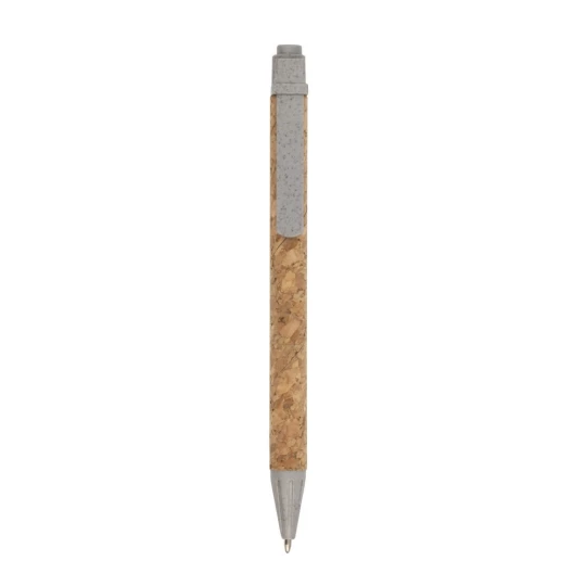 Cork notebook A5 with ball pen | Layla (V0056-19)-1