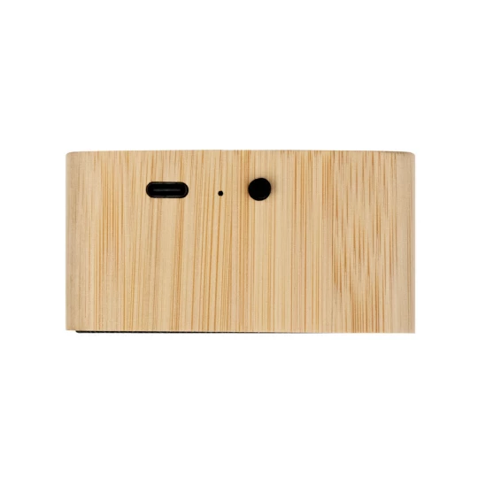 Bamboo wireless speaker 3W B'RIGHT, solar panel | Androwe (V2240-17)-1