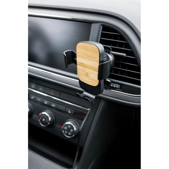 Gravity mobile phone holder for car, wireless charger 15W | Amberle (VA107-03)-1