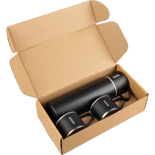 Termos 420 ml, trzy kubki 150  ml (VA195-03)-1