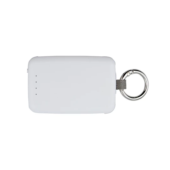 Power bank 4000 mAh, karabińczyk i lampka 1W | Dimetrice (VA109-02)-1