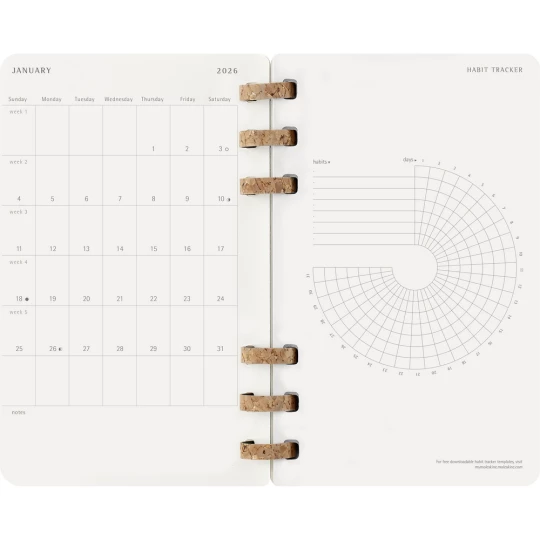 Spiralny kalendarz MOLESKINE (VM790-03/2026)-1