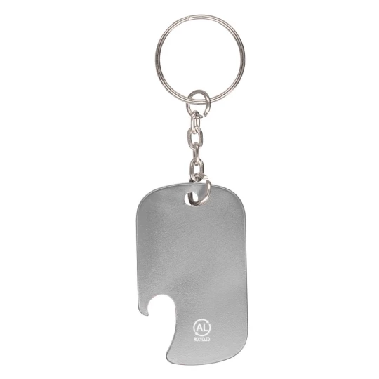 Brelok do kluczy z aluminium z recyklingu, otwieracz do butelek (VA359-32)-1