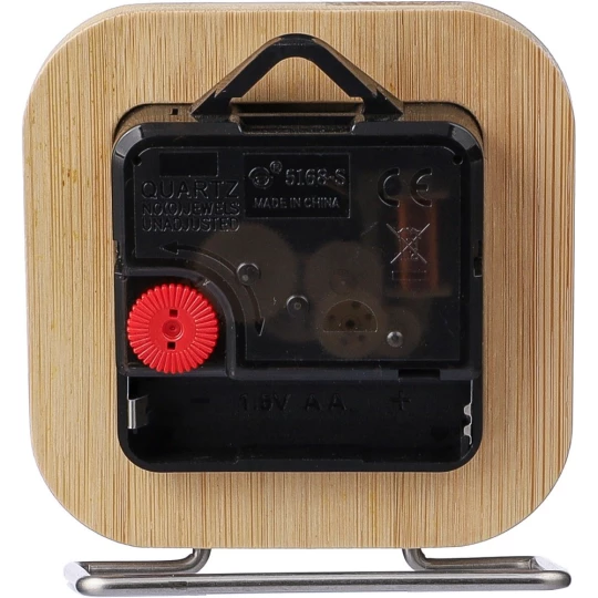 Schreibtischuhr aus Bambus (VA482-16)-1