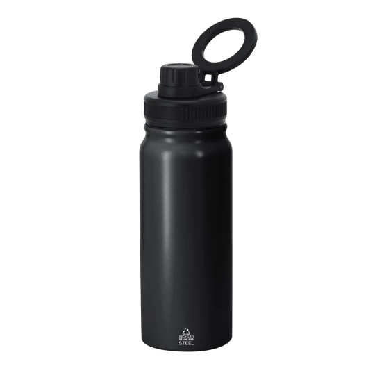 Butelka termiczna 600 ml ze stali nierdzewnej z recyklingu, magnetyczny obrotowy stojak na telefon (VA672-03)-1