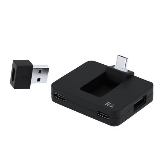 Hub USB 2.0 i USB-C z RABS (VA605-03)-1
