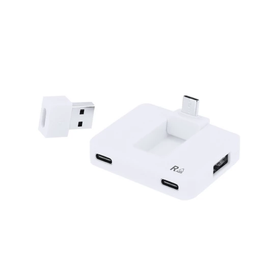 Hub USB 2.0 i USB-C z RABS (VA605-02)-1