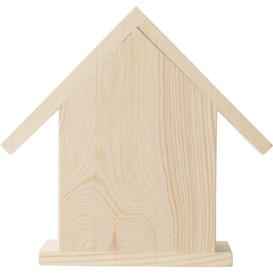 Birdhouse for painting, paints and brush (V7347-17)-1