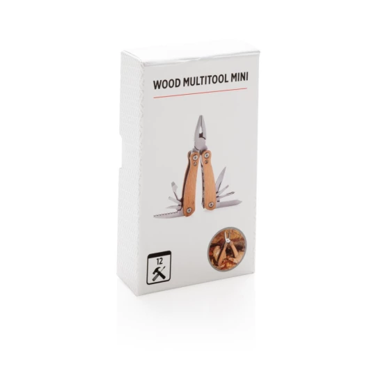 Wood multitool mini, brown (P221.379)-1