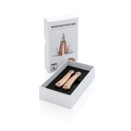 Wood multitool mini, brown (P221.379)-1