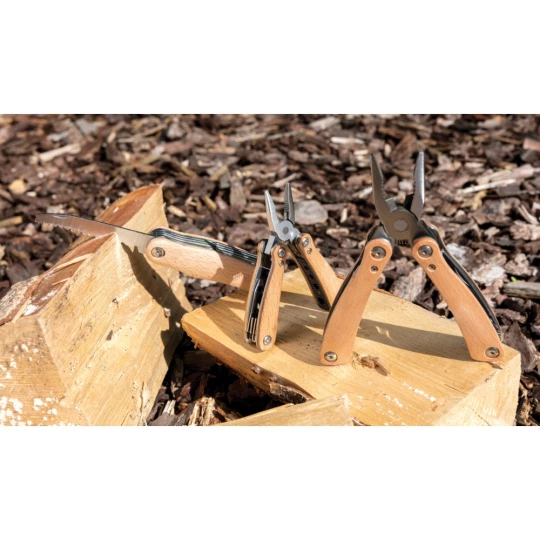 Wood multitool mini, brown (P221.379)-1