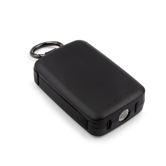Power bank 4000 mAh, karabińczyk i lampka 1W | Dimetrice (VA109-03)-1