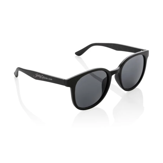 ECO Weizenstroh Sonnenbrille, schwarz (P453.911)-1