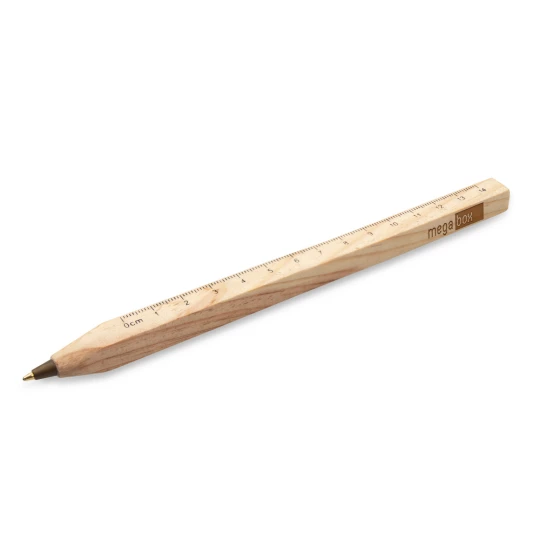 Wooden ball pen with a square cross-section shaft | Arisoa (VA083-00)-1