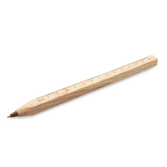 Wooden ball pen with a square cross-section shaft | Arisoa (VA083-00)-1
