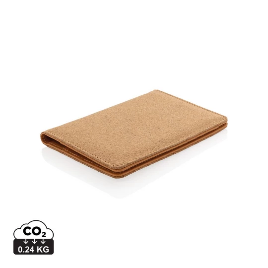 Korkowe etui na karty kredytowe i paszport, ochrona RFID (P820.459)-1