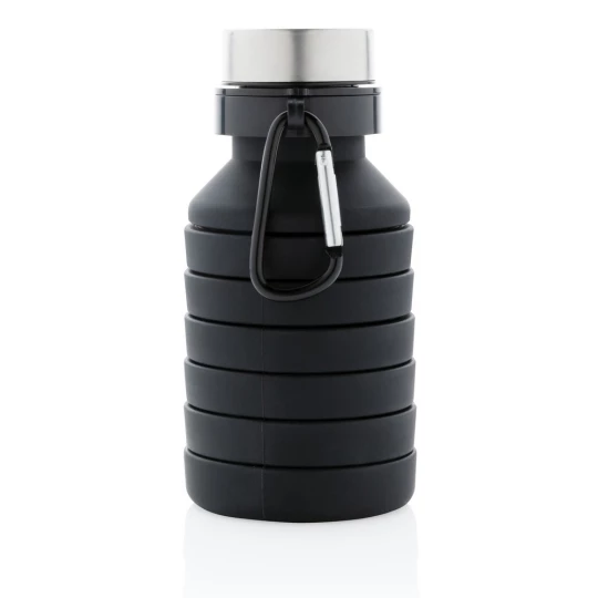 Składana butelka sportowa 550 ml z karabińczykiem (P432.621)-1