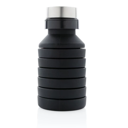 Składana butelka sportowa 550 ml z karabińczykiem (P432.621)-1