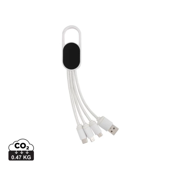 Kabel do ładowania 4 w 1 z karabińczykiem (P302.073)-1