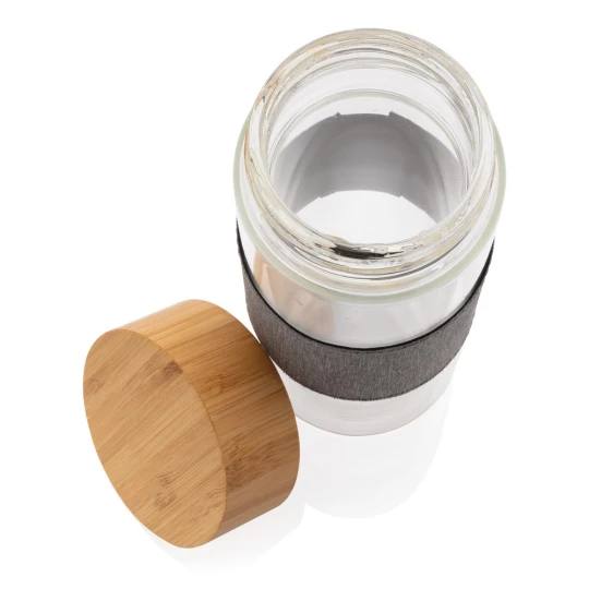 Szklana butelka 750 ml w pokrowcu (P436.770)-1