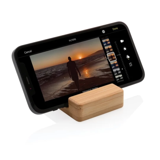 Bambusowy stojak na telefon (P301.359)-1