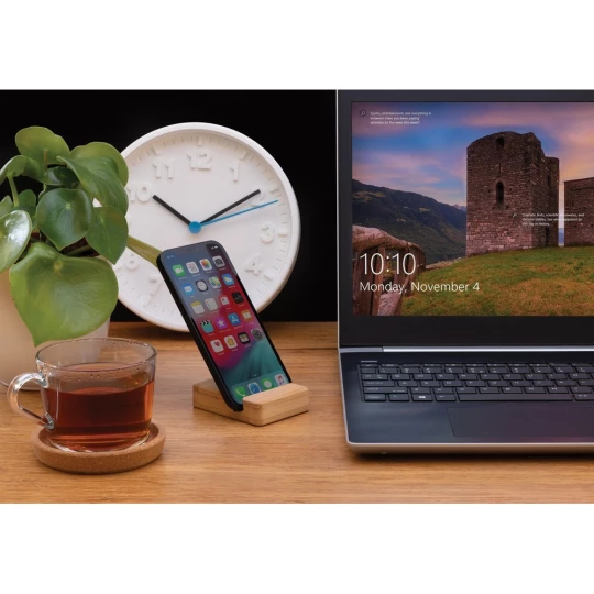 Bambusowy stojak na telefon (P301.359)-1