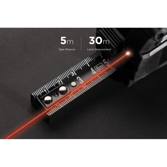 Miara 5m, dalmierz laserowy 30m Gear X (P113.211)-1