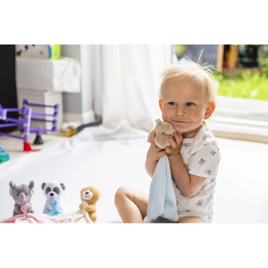 Pluszowy mini kocyk hipopotam | Ronnie (HE767-20)-1