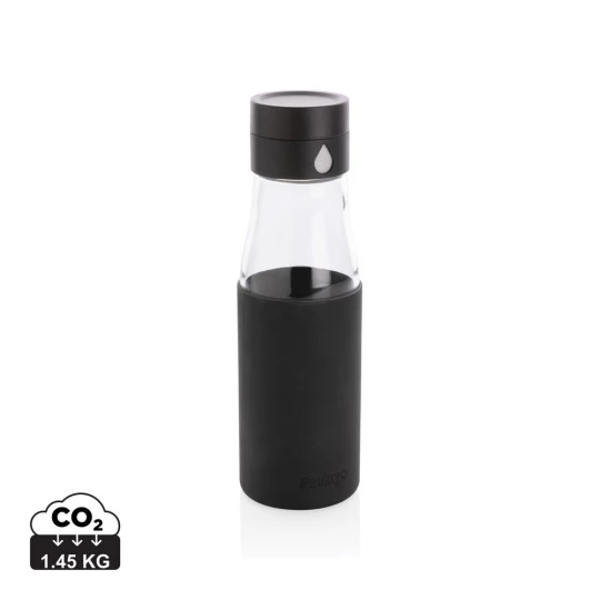 Szklana butelka 650 ml Ukiyo, monitorująca ilość wypitej wody (P436.721)-1