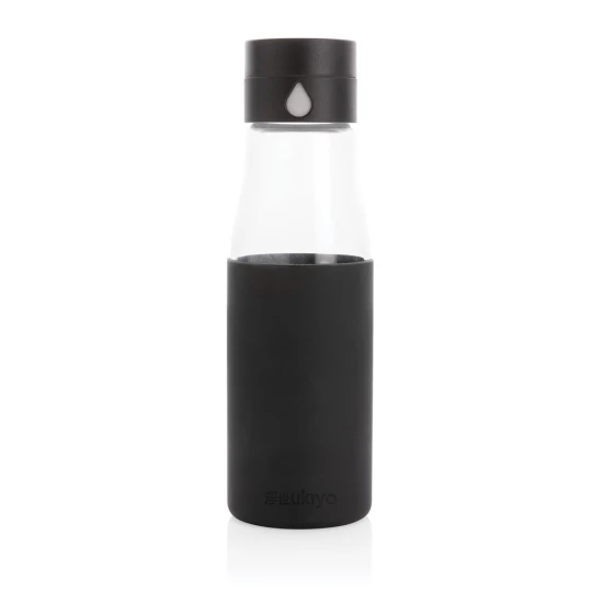 Szklana butelka 650 ml Ukiyo, monitorująca ilość wypitej wody (P436.721)-1