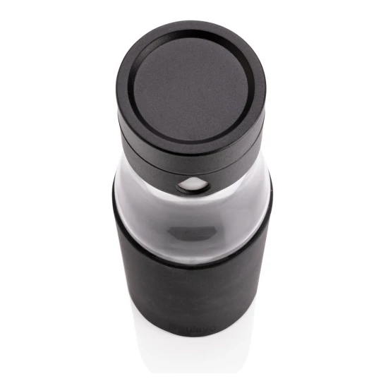 Szklana butelka 650 ml Ukiyo, monitorująca ilość wypitej wody (P436.721)-1