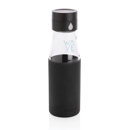 Szklana butelka 650 ml Ukiyo, monitorująca ilość wypitej wody (P436.721)-1