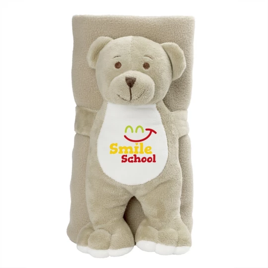 Plush teddy bear with blanket | Phil (HE771-20)-1