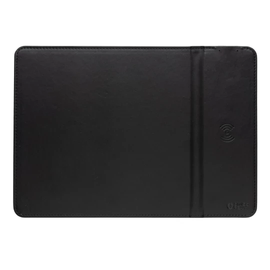 Podkładka pod mysz Swiss Peak, ładowarka bezprzewodowa 10W, PU z recyklingu (P300.241)-1