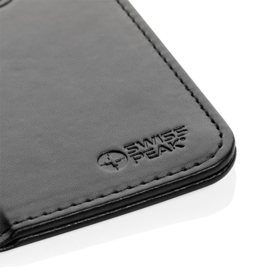 Podkładka pod mysz Swiss Peak, ładowarka bezprzewodowa 10W, PU z recyklingu (P300.241)-1