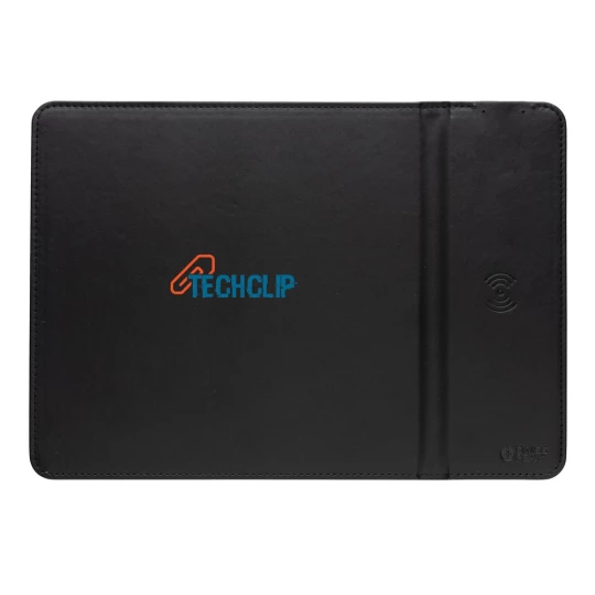 Podkładka pod mysz Swiss Peak, ładowarka bezprzewodowa 10W, PU z recyklingu (P300.241)-1