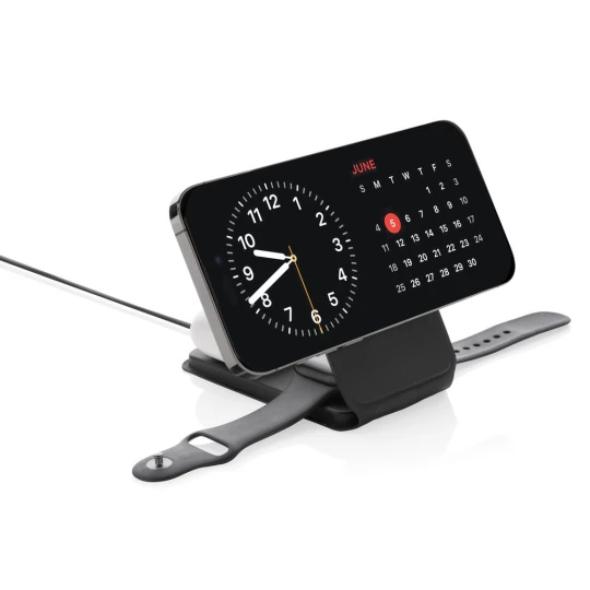 Magnetyczna ładowarka bezprzewodowa 3 w 1 15W Swiss Peak (P308.541)-1