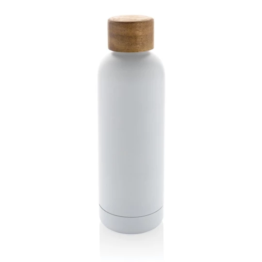 Butelka termiczna 500 ml Wood, stal nierdzewna z recyklingu (P435.533)-1