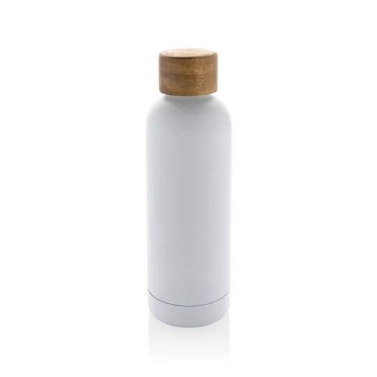Butelka termiczna 500 ml Wood, stal nierdzewna z recyklingu (P435.533)-1