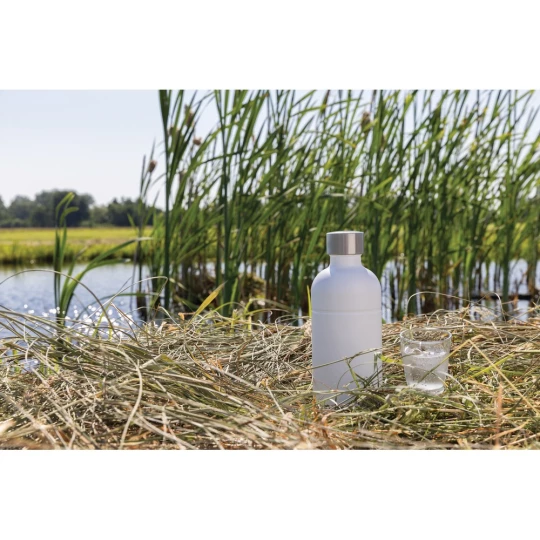 Butelka sportowa 800 ml Soda do napojów gazowanych, stal nierdzewna z recyklingu (P435.803)-1