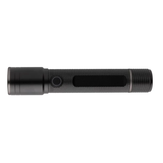 Kieszonkowa latarka Gear X, ładowana przez USB, aluminium z recyklingu (P513.901)-1