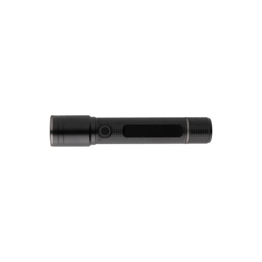 Kieszonkowa latarka Gear X, ładowana przez USB, aluminium z recyklingu (P513.901)-1