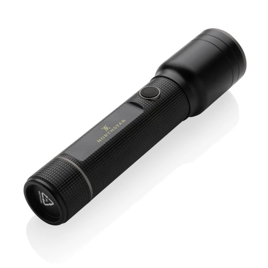 Duża latarka Gear X, ładowana przez USB, aluminium z recyklingu (P513.931)-1